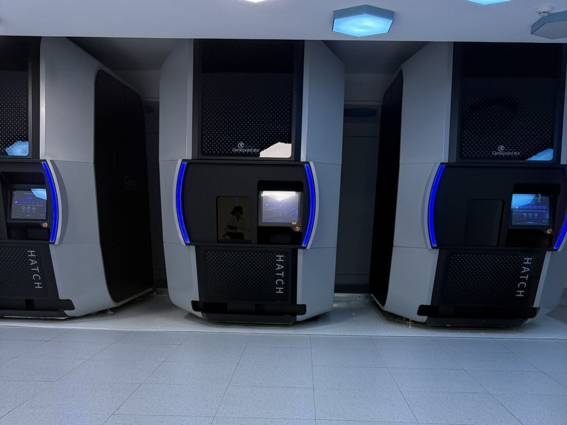 Автоматический криобанк клеток HATCH — хранение при −196 °C